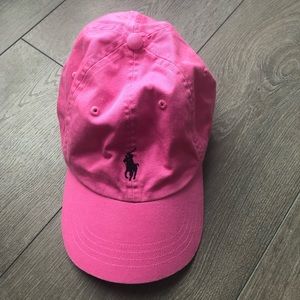 Pink Polo Ralph Lauren baseball cap